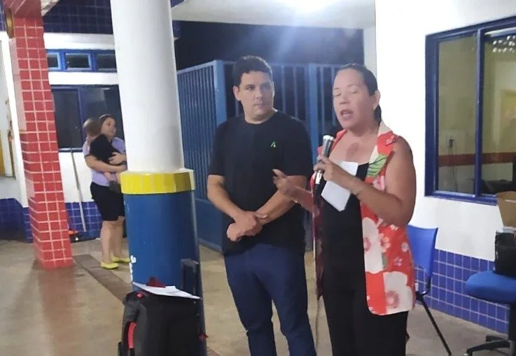 Fundador do Centro de Atendimento ao Cidadão destaca importância da saúde na CMEI Auro Aida no Passaredo